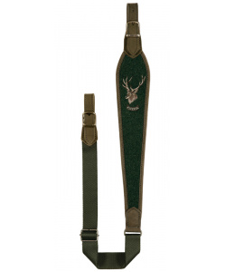 Loden rifle sling with animal embroidery