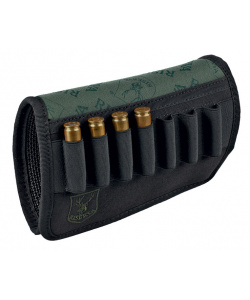 Cartridge case for rifle butt