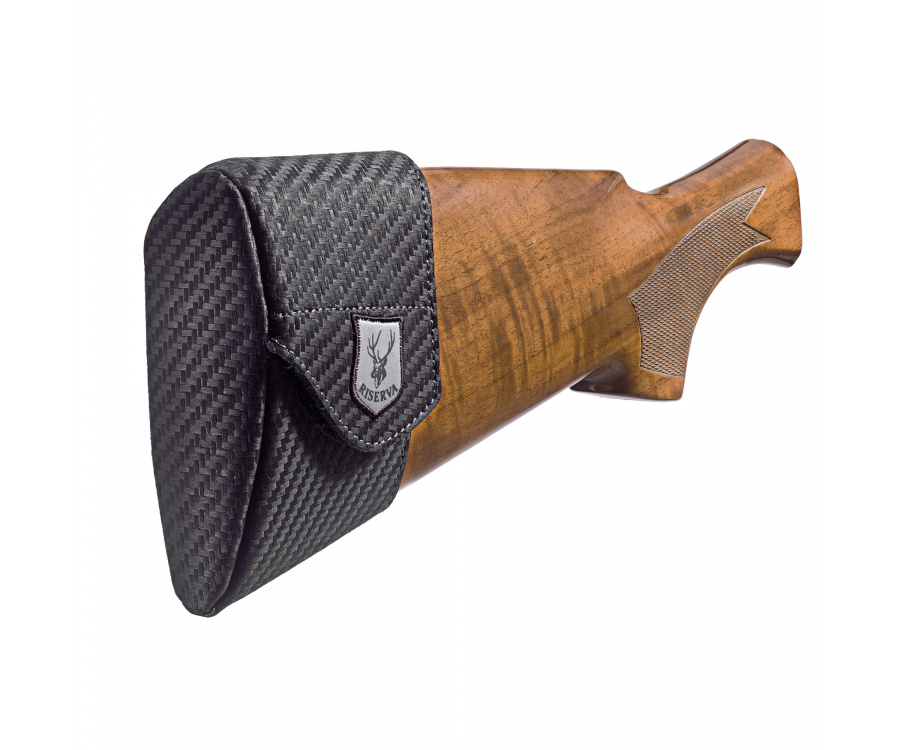 Leather carbon effet recoil pad