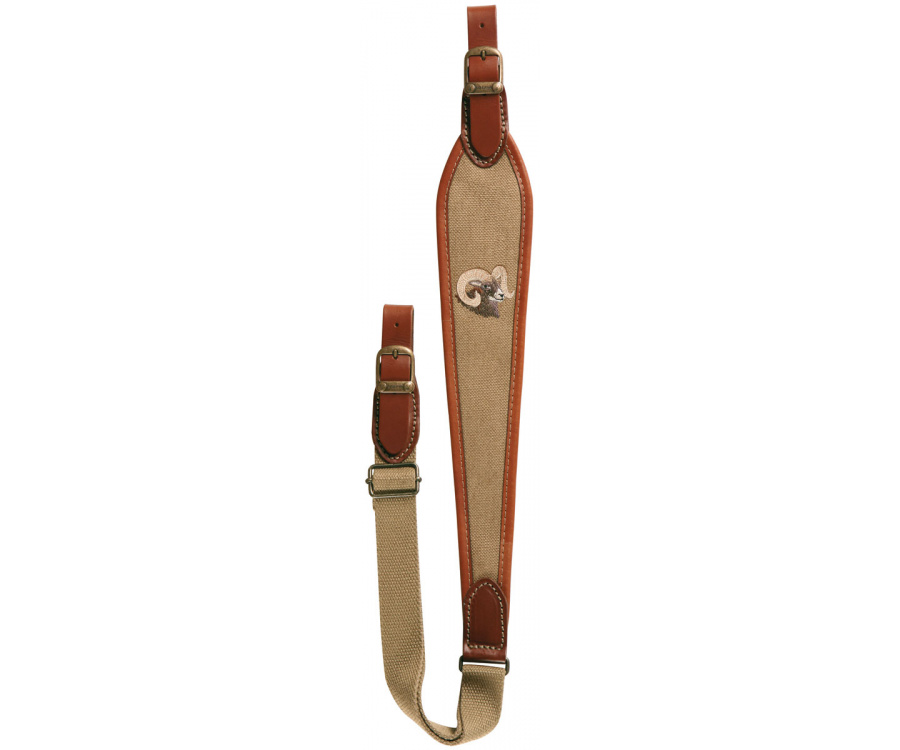 Rifle sling with mouflon