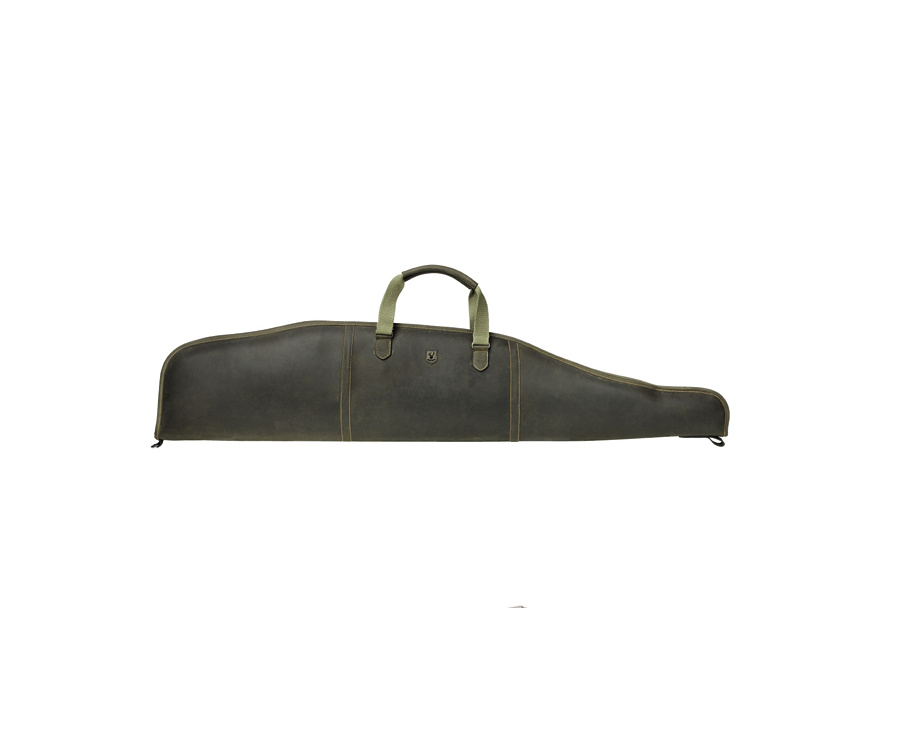 Leather case for rifle with bipod and big optics