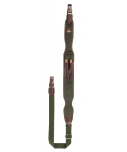 Rifle sling in loden and neoprene