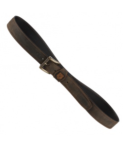 Vintage leather belt cm. 4 high