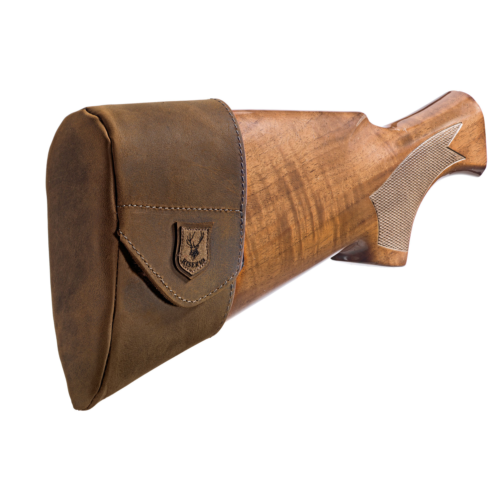 Leather recoil pad