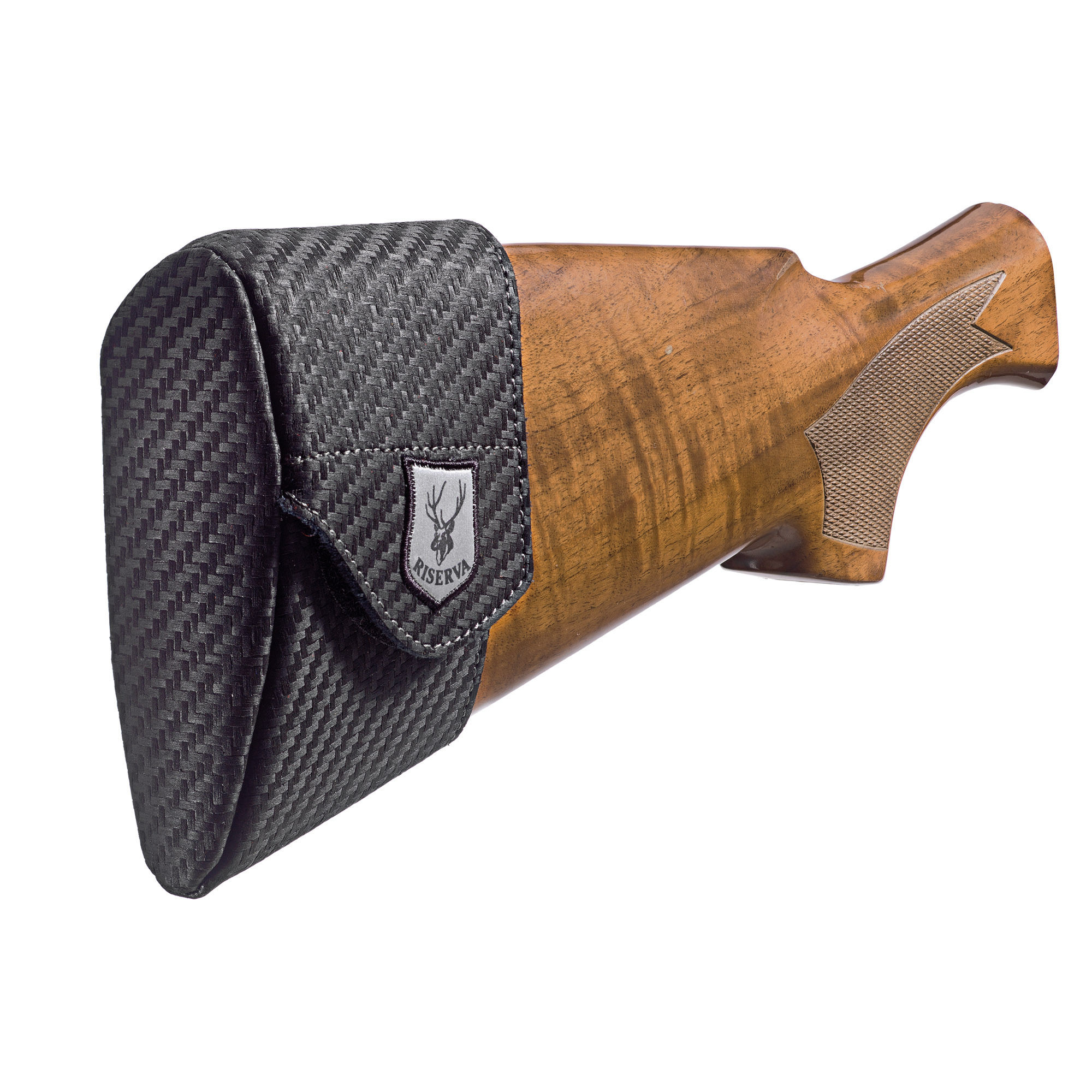 Leather carbon effet recoil pad